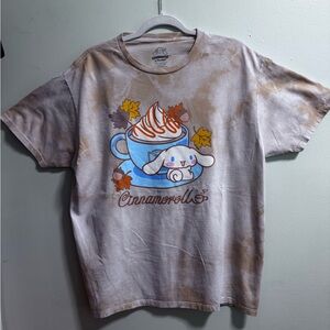 Sanrio Cinnamoroll Tie-Dye T-Shirt - Brown and Blue